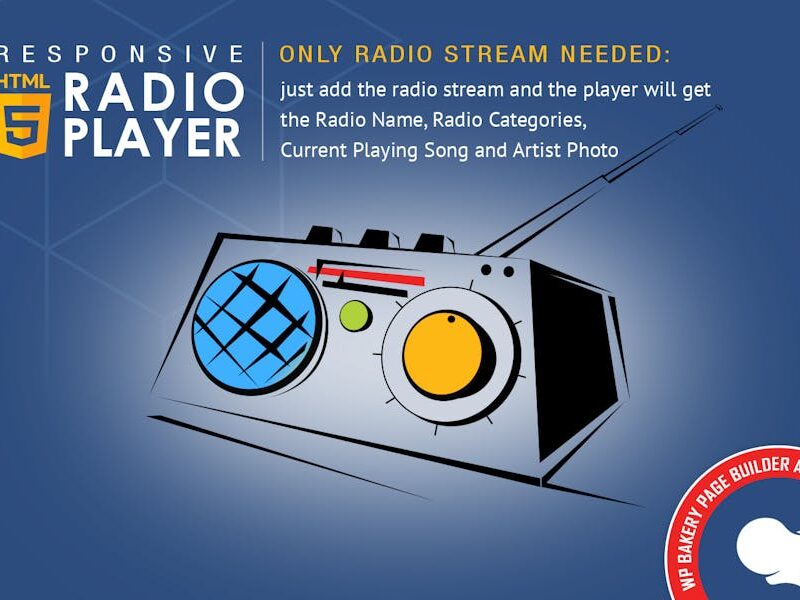 WPBakery Addon - HTML5 Radio Player