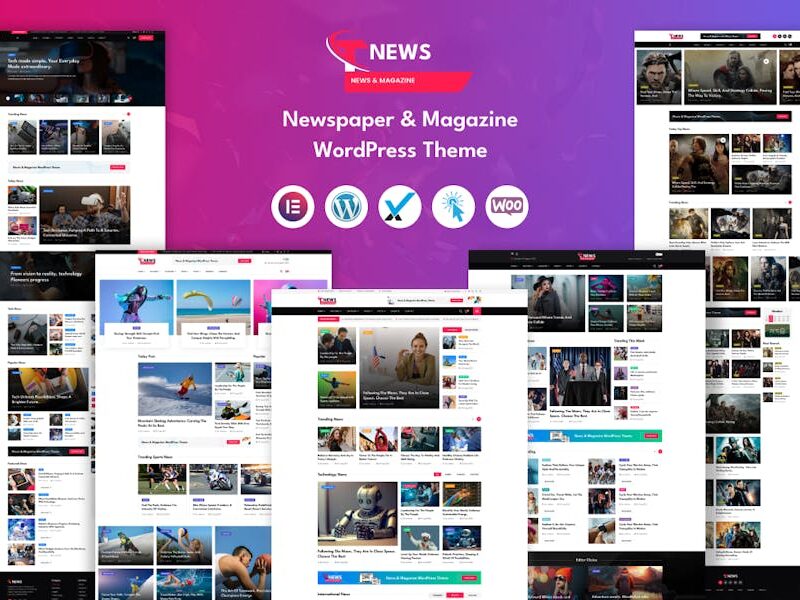 TNews - News & Magazine WordPress Theme