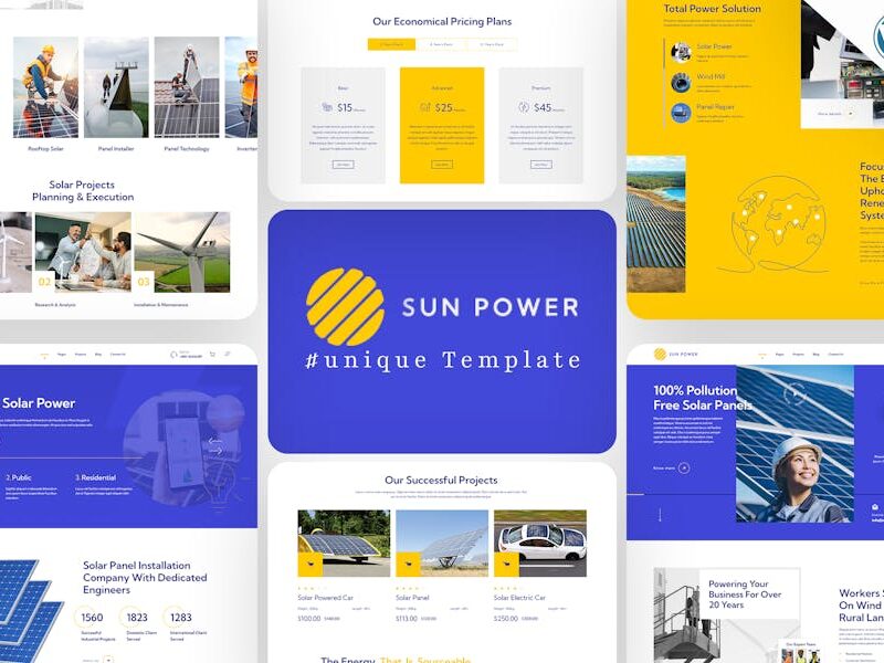 SunPower - Solar Renewable Energy Theme