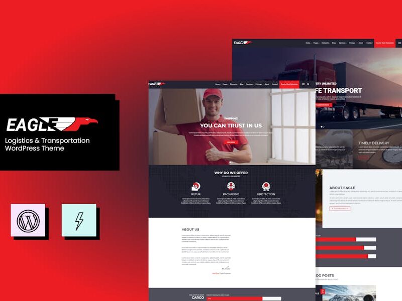 Eagle - Logistics & Transportation WordPress Theme