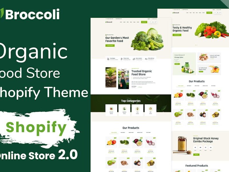 Broccoli - Organic Food Store Shopify Theme OS 2.0