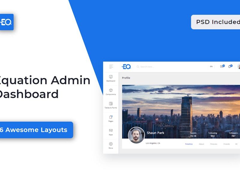 Equation - Responsive Admin Dashboard Template