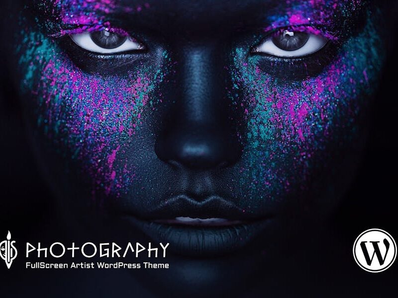 FullScreen Artist - Photography WordPress Theme