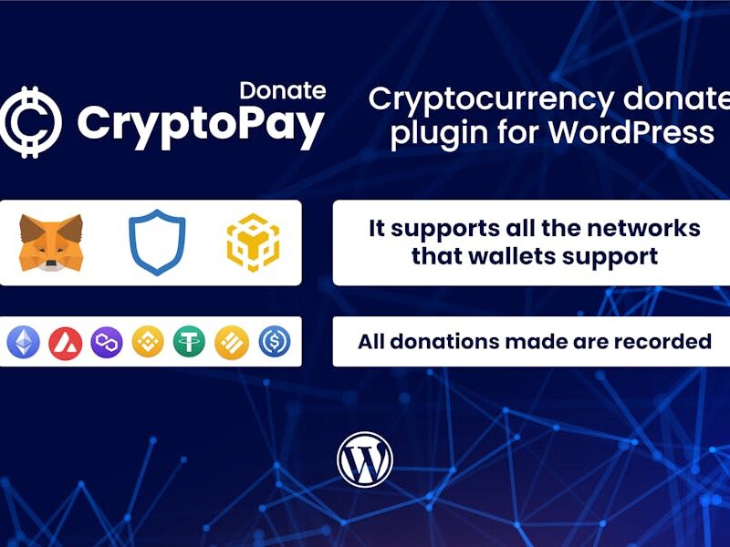 CryptoPay Donate - Cryptocurrency donate plugin