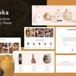 Moca – Ceramic Pots, Handmade Artist Shopify Theme