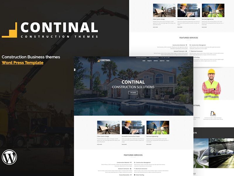 Continal - Construction & Business WordPress Theme