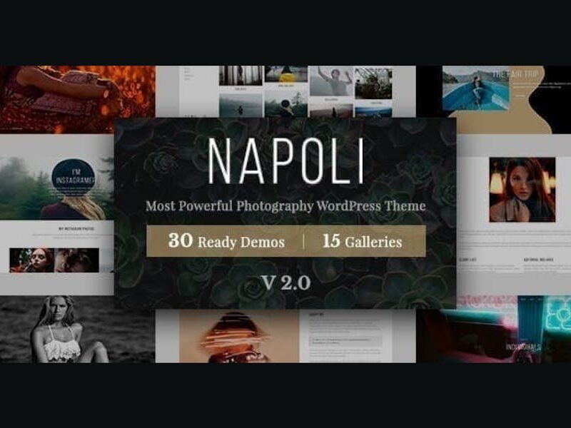 Napoli Photography WordPress