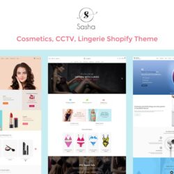 Sasha – Cosmetics, CCTV, lingerie Shopify Theme