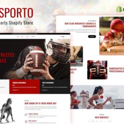 Sporto – Fitness Sports Shopify Store
