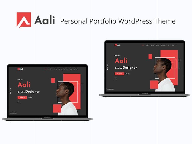 Aali - Personal Portfolio WordPress Theme