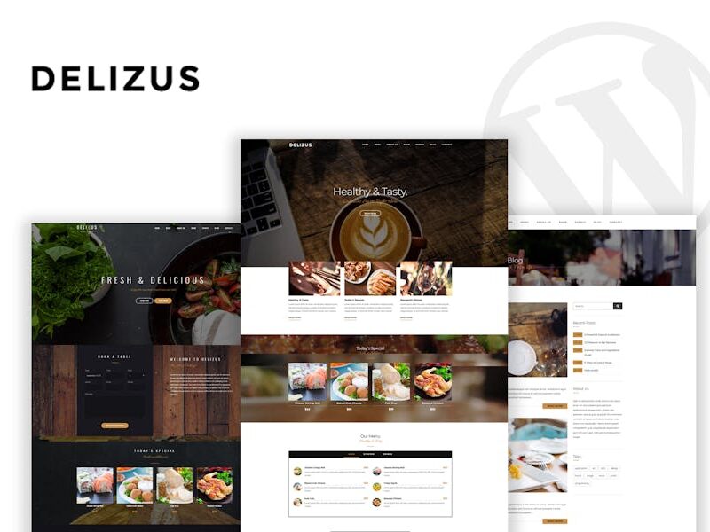 Delizus | Restaurant Cafe WordPress Theme