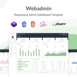 Webadmin – Responsive Admin Dashboard Template