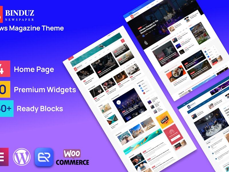 News and Magazine WordPress Theme