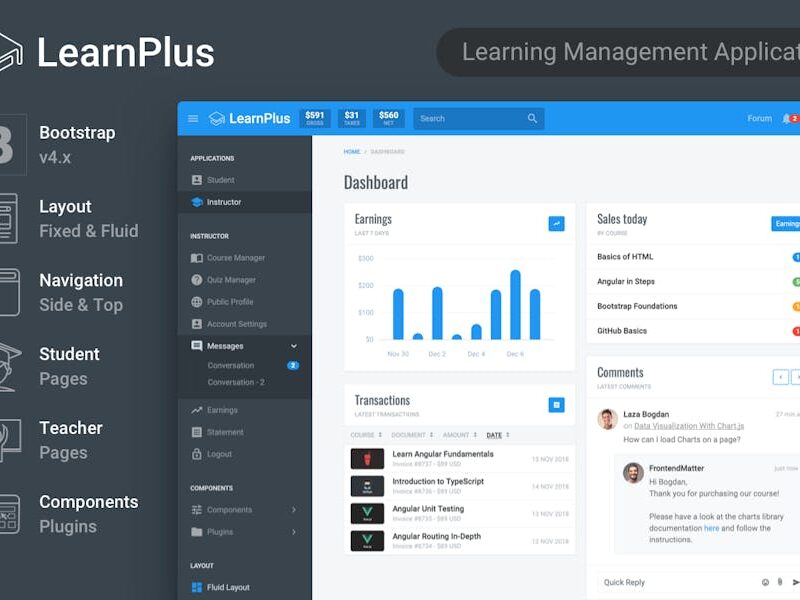 LearnPlus - Learning Management Application