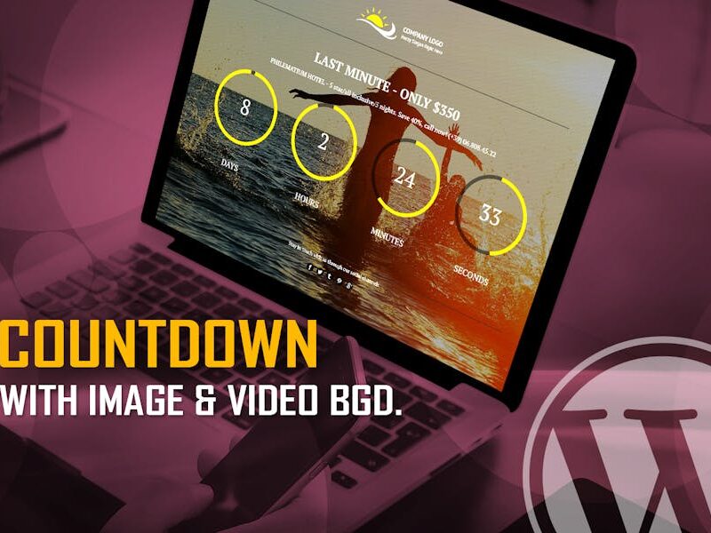 CountDown With Image or Video Background WP Plugin