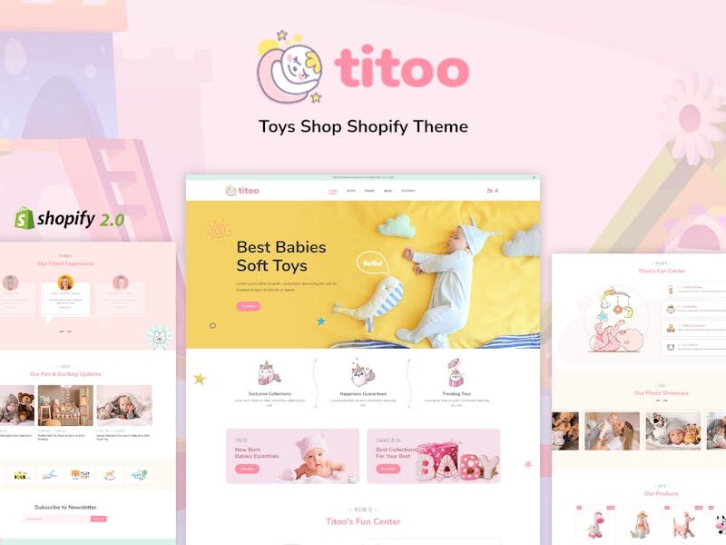 Titoo | Shopify Kids Store, Children Toys Shop