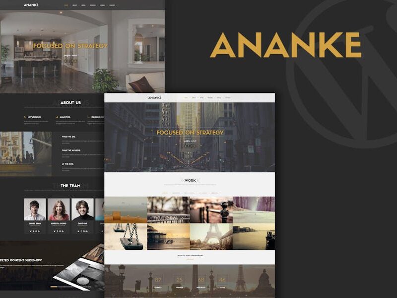 Ananke - One Page Parallax WordPress Theme