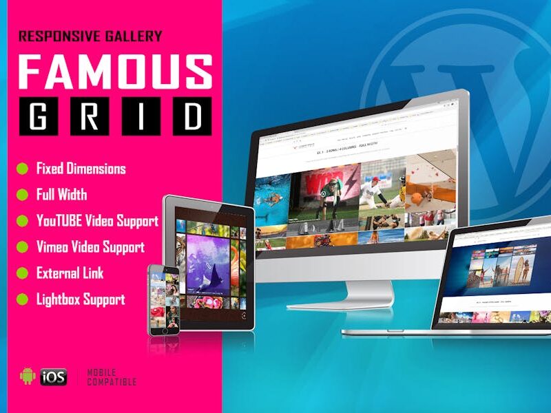Famous - Responsive Image And Video Grid Gallery