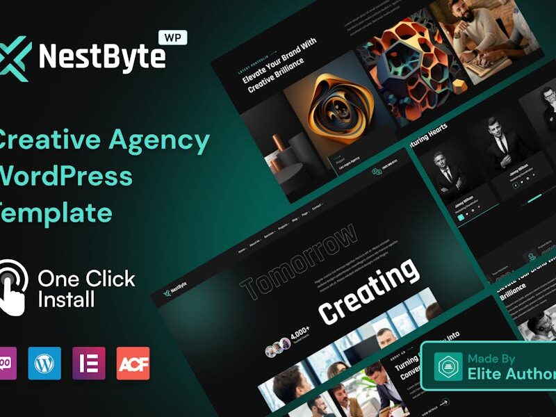 Nestbyte- Creative Agency and Startup Theme