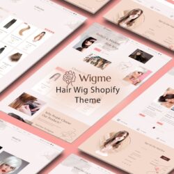 Wigme – Hair Extension, Beauty Salon Shopify Store