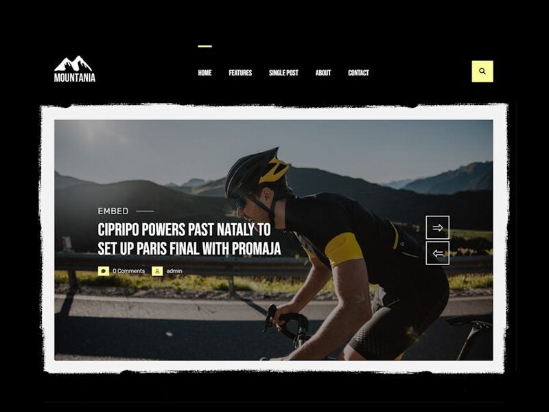 Mountania - Creative Blog WordPress Theme