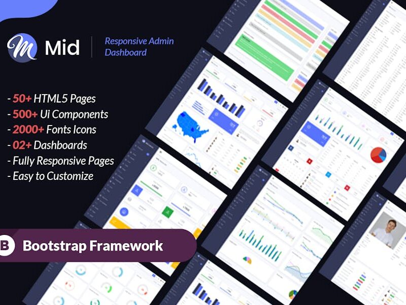 Mid - Creative Dashboard Template