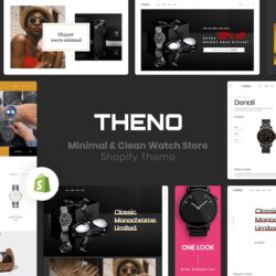 THENO | Minimal & Clean Watch Store Shopify Theme