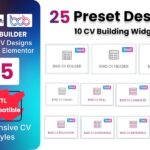 CV Builder plugin for elementor CV Builder plugin for elementor