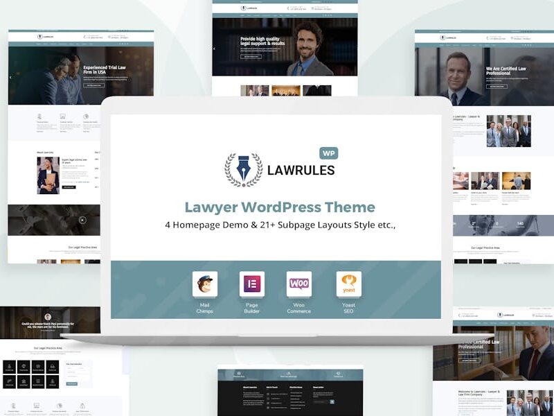 Lawrules | Lawyer WordPress Theme