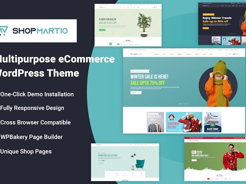 Shopmartio – Multipurpose eCommerce WordPress Them