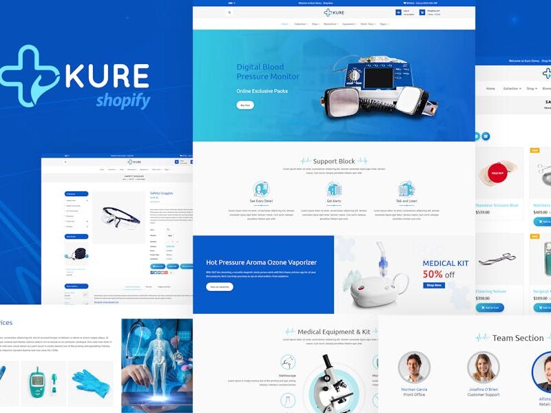 Kure | Medical Store Shopify Theme