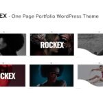 Rockex – One Page Portfolio WordPress Theme