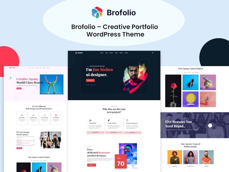 Brofolio – Creative Portfolio WordPress Theme