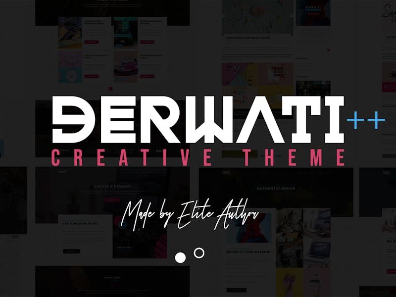 Derwati - Trendy & Creative Portfolio Theme
