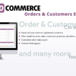WooCommerce Orders & Customers Exporter WooCommerce Orders & Customers Exporter