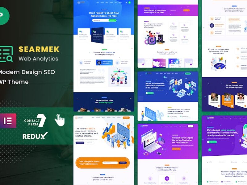 Searmek - SEO and Marketing WordPress Theme