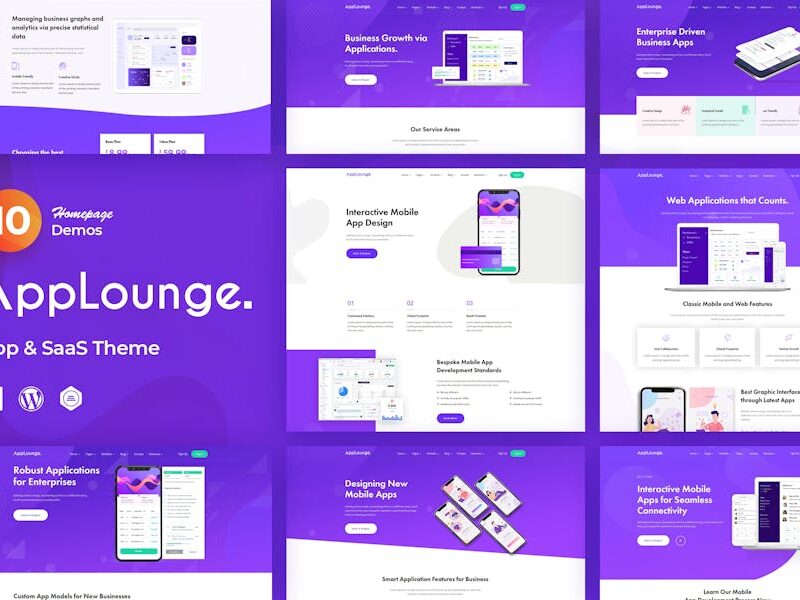 AppLounge - App & SaaS Software Theme