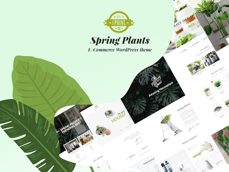 Spring Plants - Gardening & Houseplants WordPress