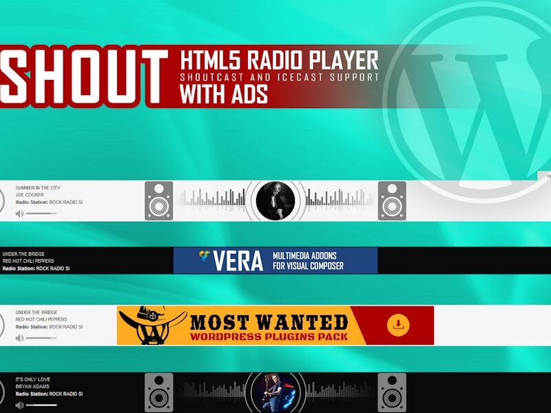 SHOUT - HTML5 Radio Player With Ads - WP Plugin