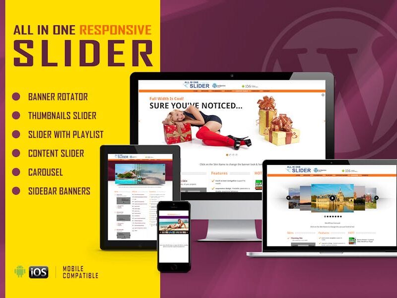 All In One Slider - Responsive WordPress Plugin