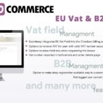 WooCommerce Eu Vat & B2B