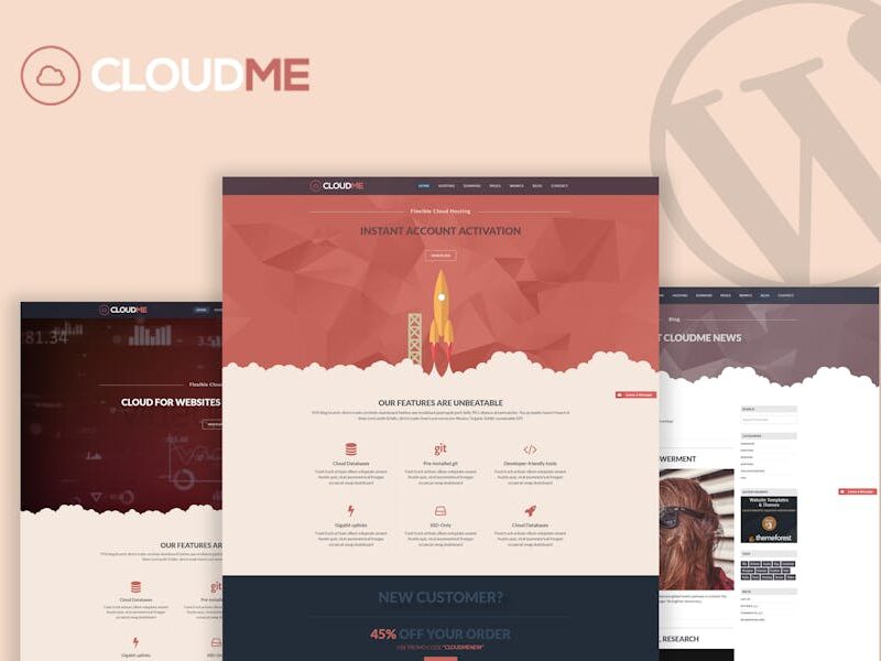 Cloudme Host - WordPress Hosting Theme