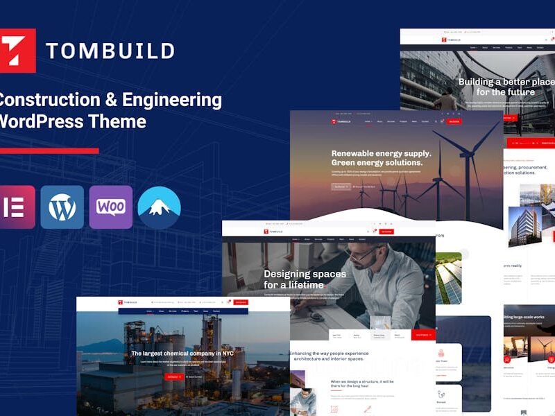 Tombuild – Construction & Engineering WordPress Th