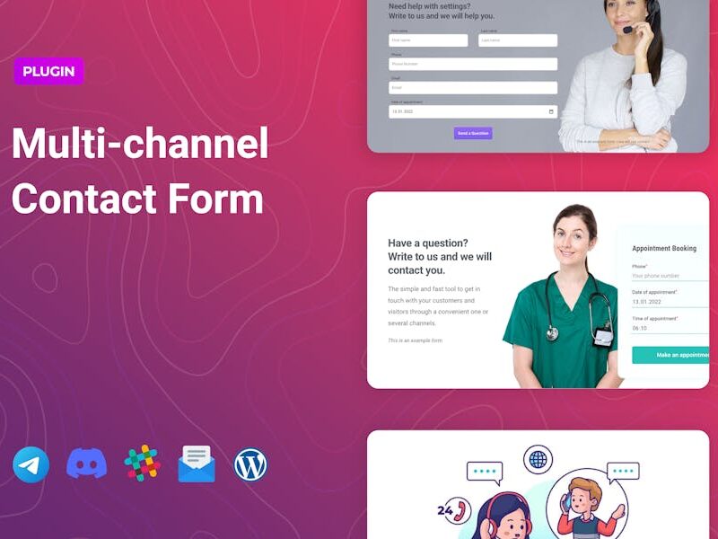 Multichannel Contact Form for Elementor