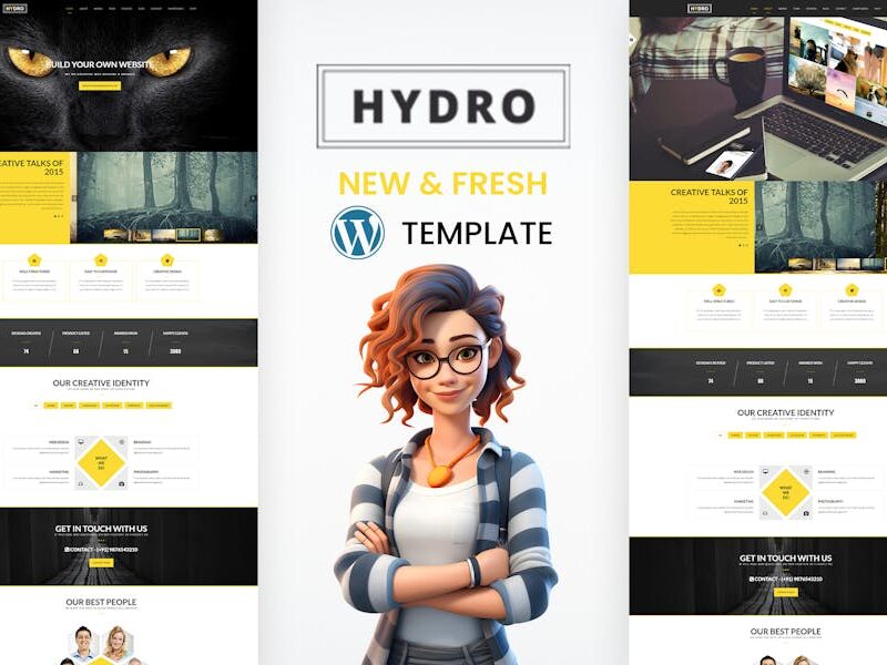 HYDRO - One Page Portfolio WordPress Theme