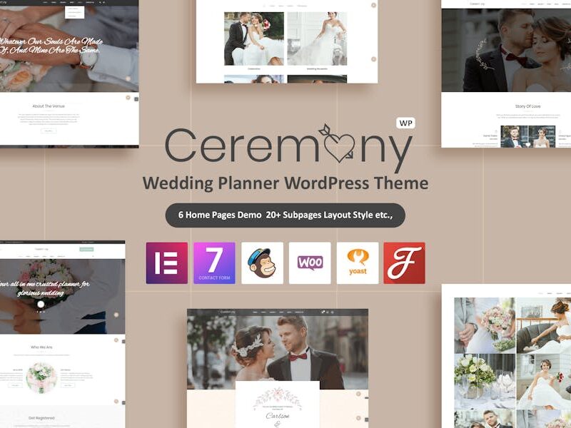 Ceremony - Wedding Planner WordPress Theme