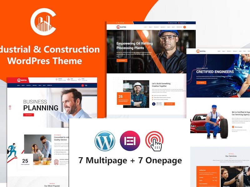 Dustra - Industrial & Construction WordPress Theme