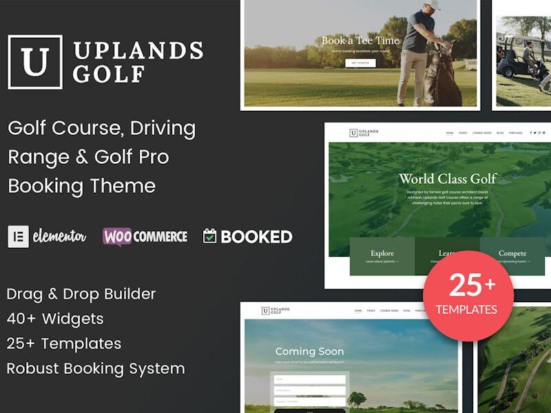 Uplands - Golf Course WordPress Theme