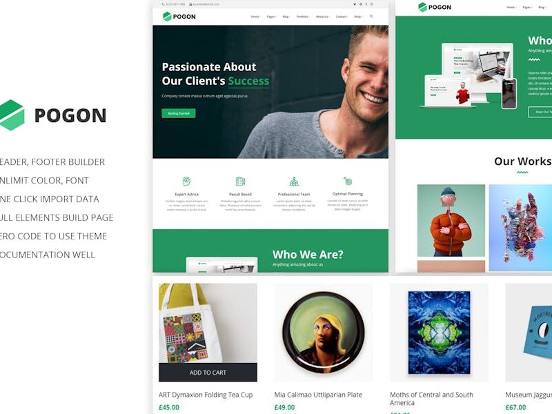 Pogon - Business and Finance Corporate Theme