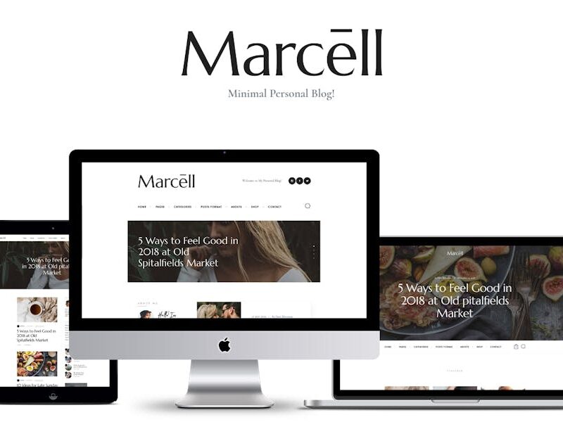Marcell - Personal Blog & Magazine WordPress Theme